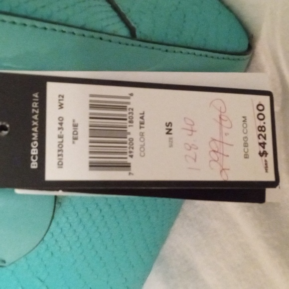 BCBGMaxAzria Bag NWT with Silver Structured Design and Silver Hardwar - Picture 16 of 16